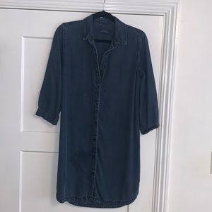 ZARA DENIM DRESS SIZE XS